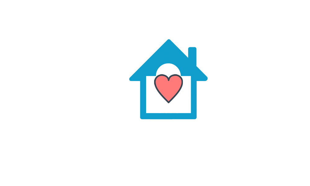 The Haven Home Care logo in white with the line “keeping your peace at home”
